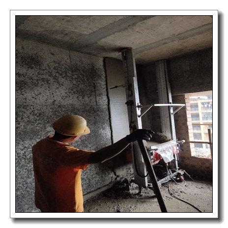 #New products# automatic rendering machine Construction Project Concrete Plastering Machine